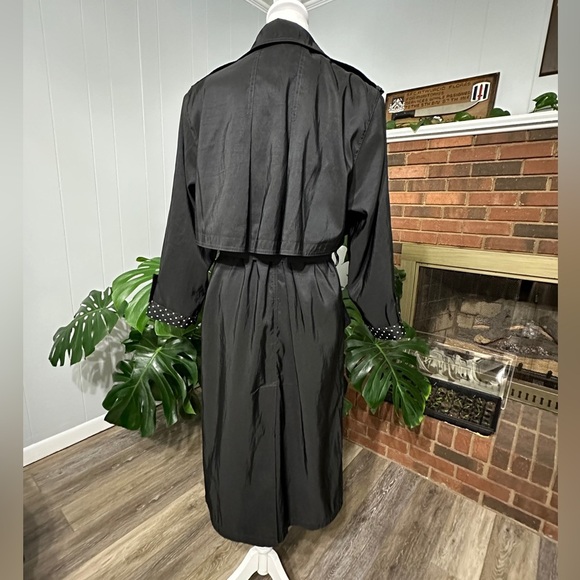 🛍️ Forecaster of Boston Black lightweight trench jacket size P7/8 - Picture 9 of 13